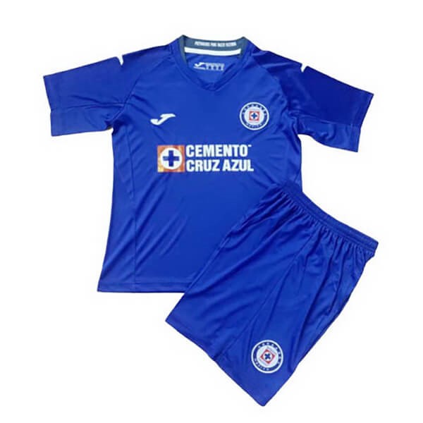 Camiseta Cruz Azul Replica Primera Ropa Niños 2020/21 Azul